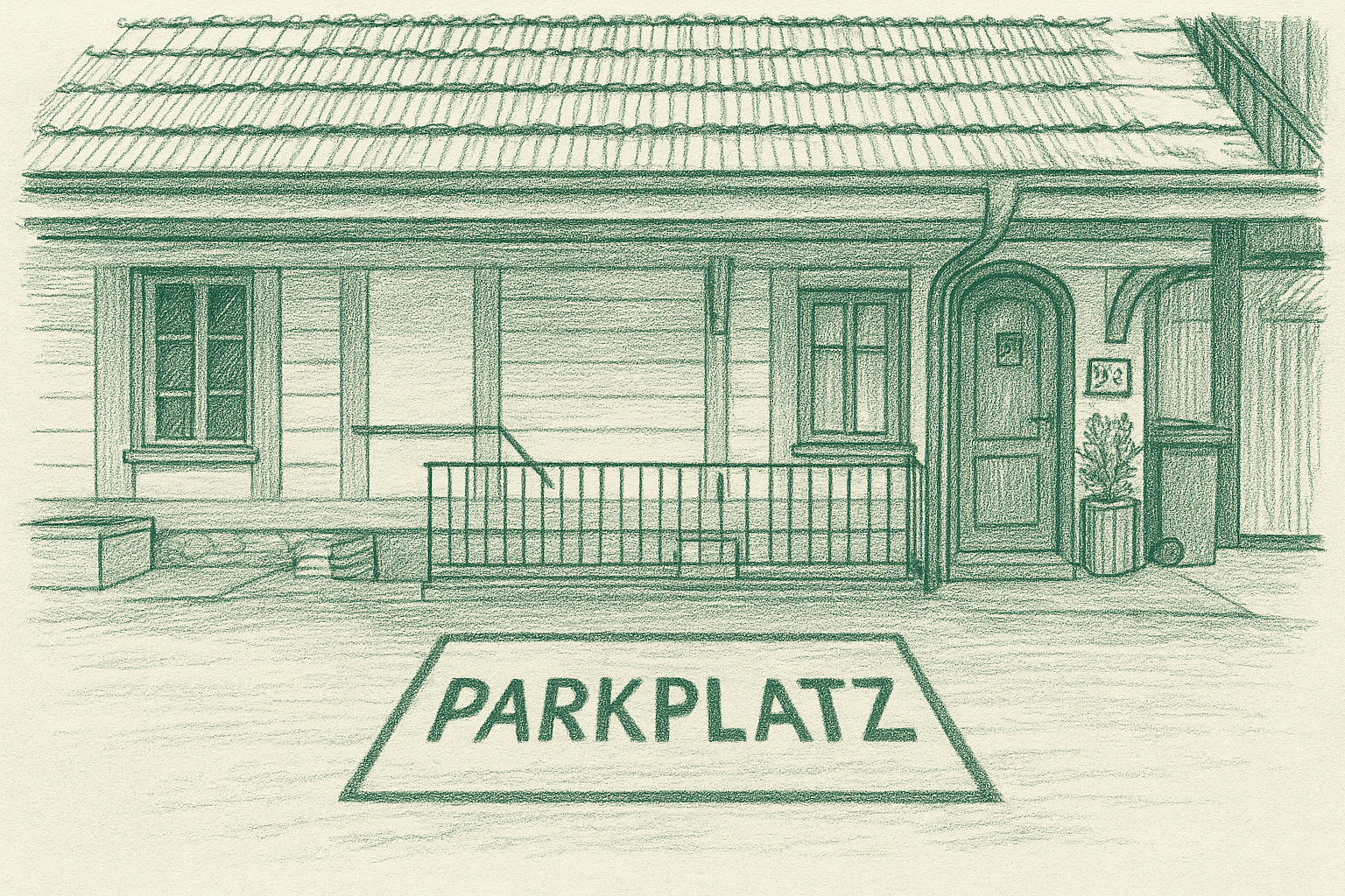 Parkplatz Skizze - Alte Bernstr. 23
